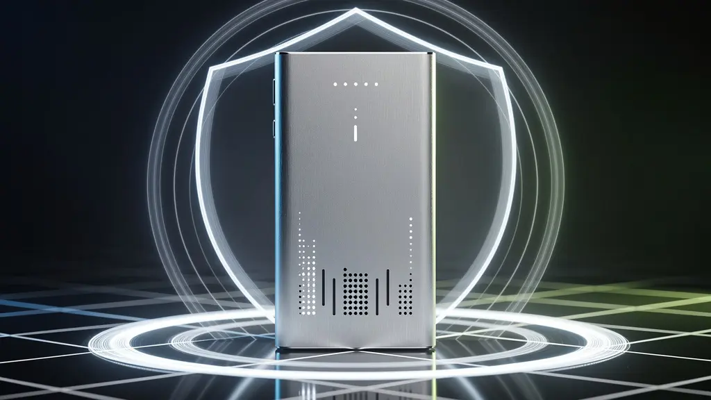 Batterie externe certifiée avec indicateurs de sécurité et protection