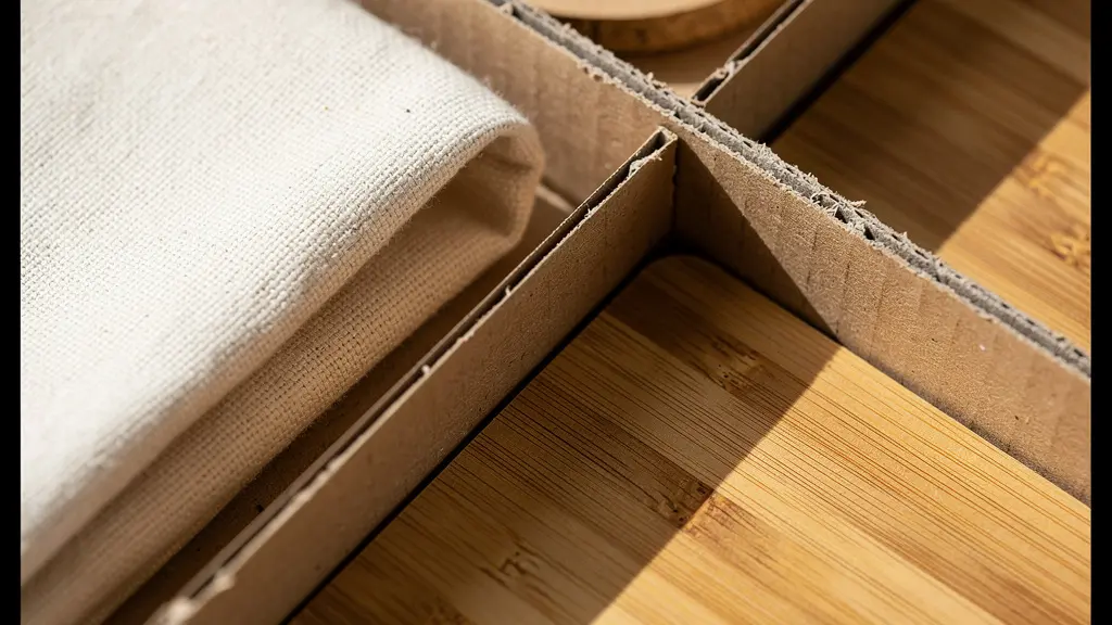 Box événementielle ouverte avec objets soigneusement arrangés pour expérience virtuelle