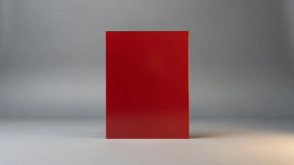 Démonstration visuelle du métamérisme : même échantillon rouge sous trois sources lumineuses différentes